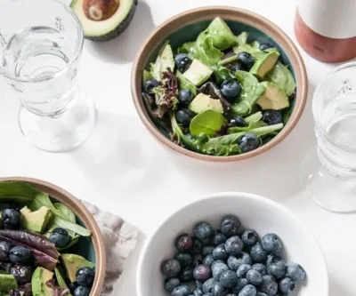 Salad with Blueberries