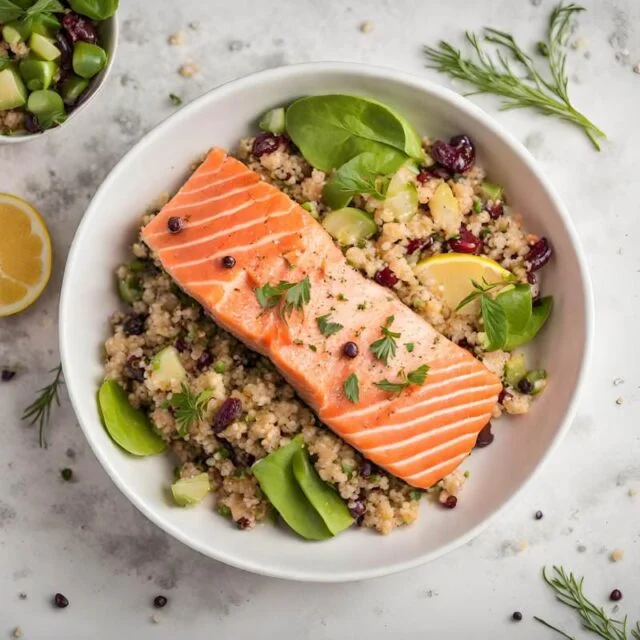 Salmon poke bowl